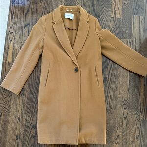 Aritzia Camel Brown Stedman Coat